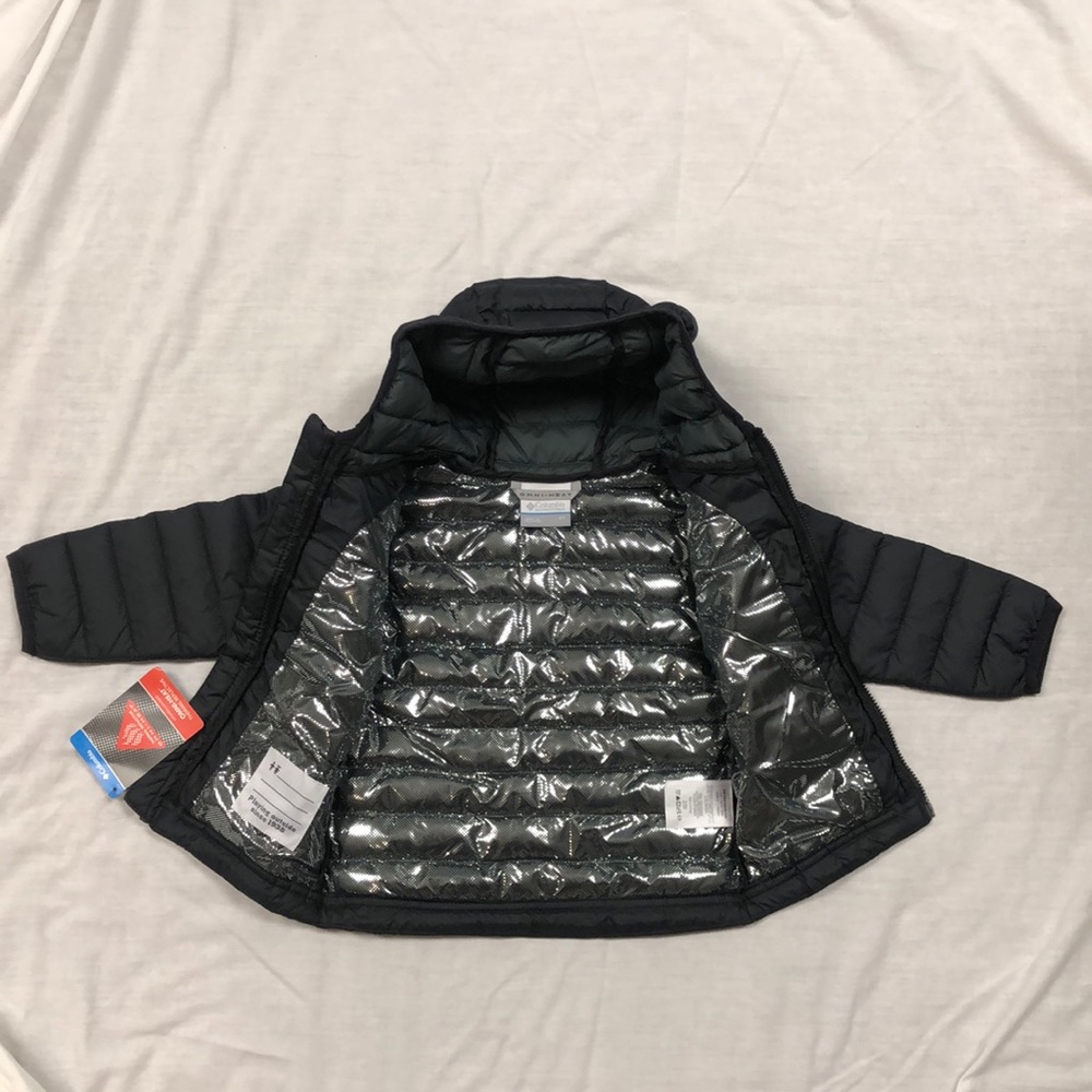 14X HP🎉Columbia Powder Lite Boys Hooded Jacket/2T - Picture 7 of 8